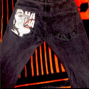 Men’s comic denim jeans